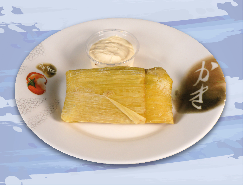 TAMAL DE ELOTE CON CREMA